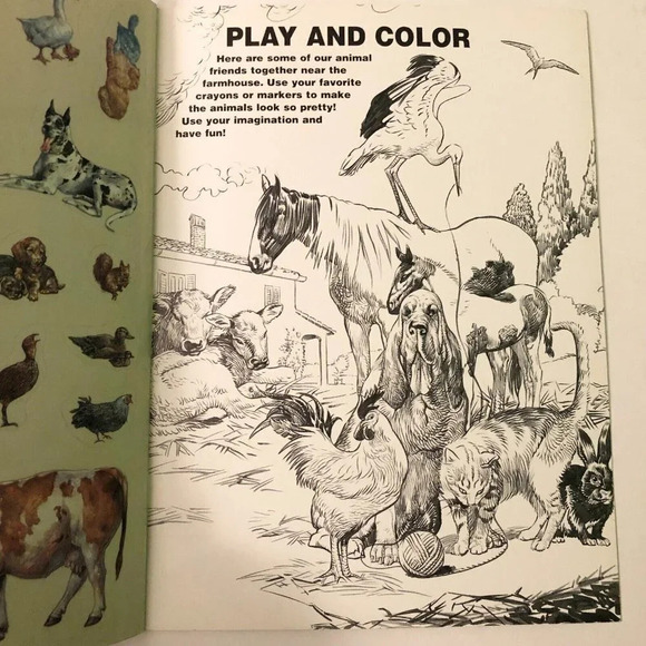 Vintage Stick Play and Read Pets The Fun Learning Panini Book Animals - Picture 13 of 16